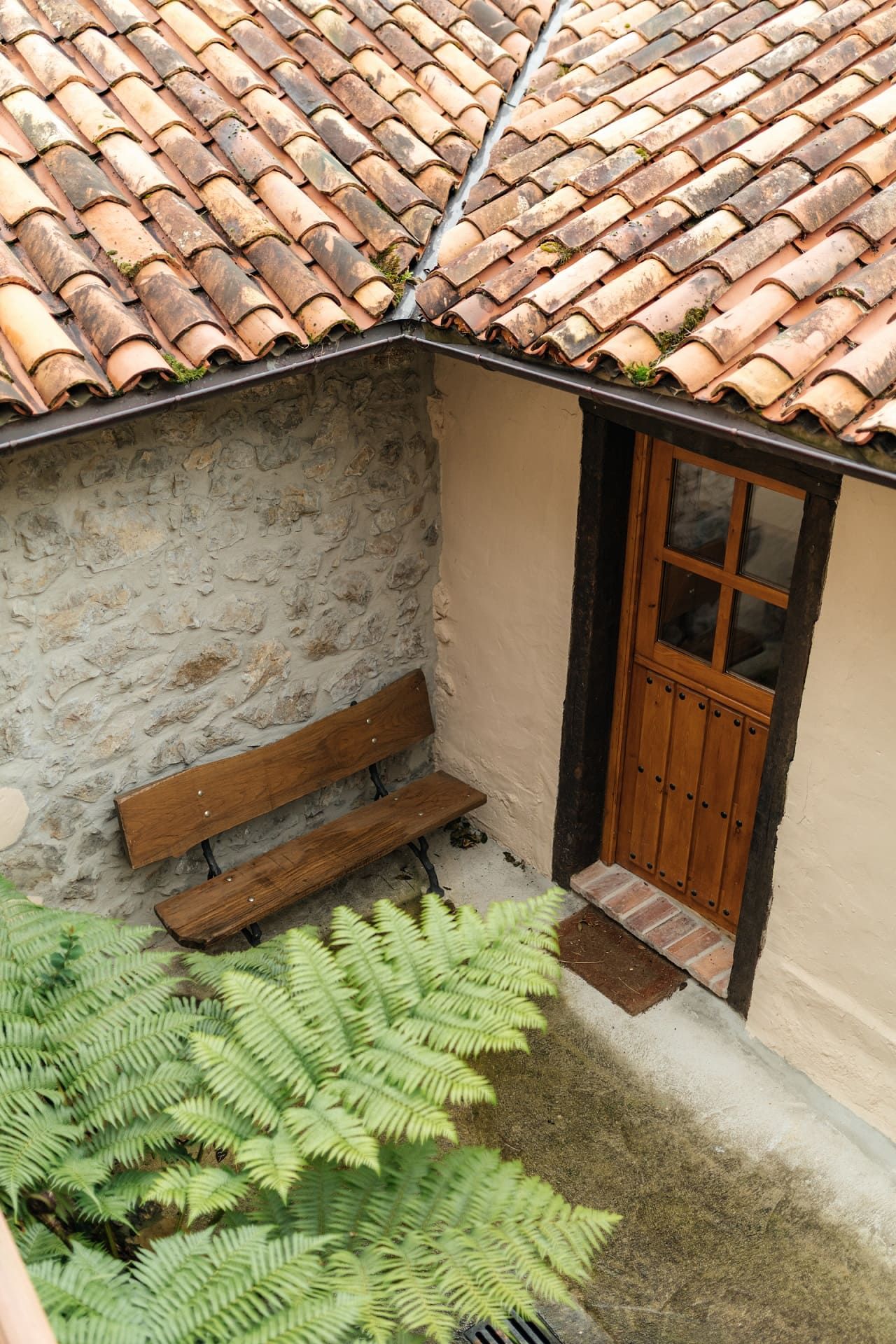 casa rural con terrraza exterior en asturias