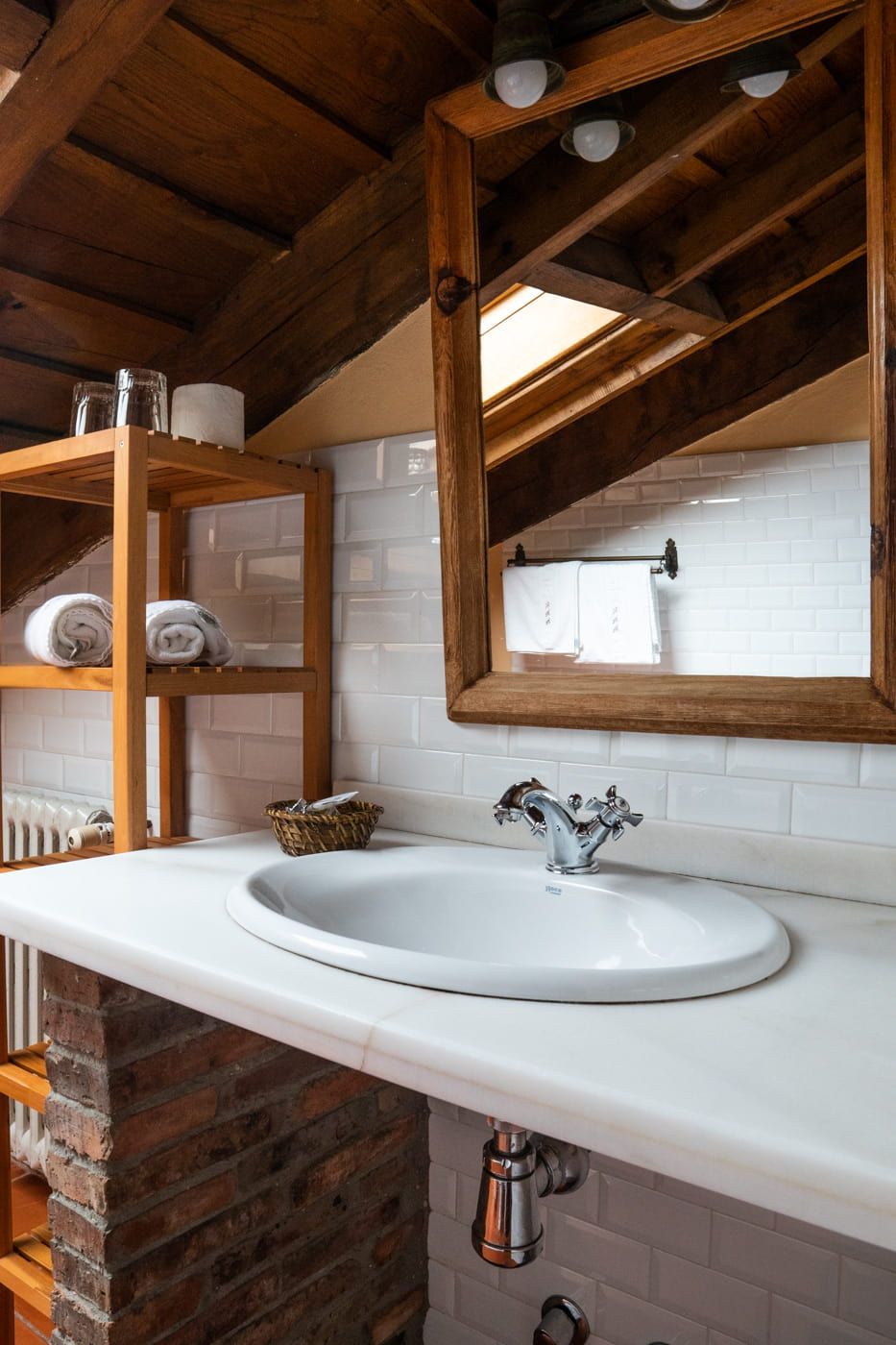 rustic rural bathroom decoration in asturias
