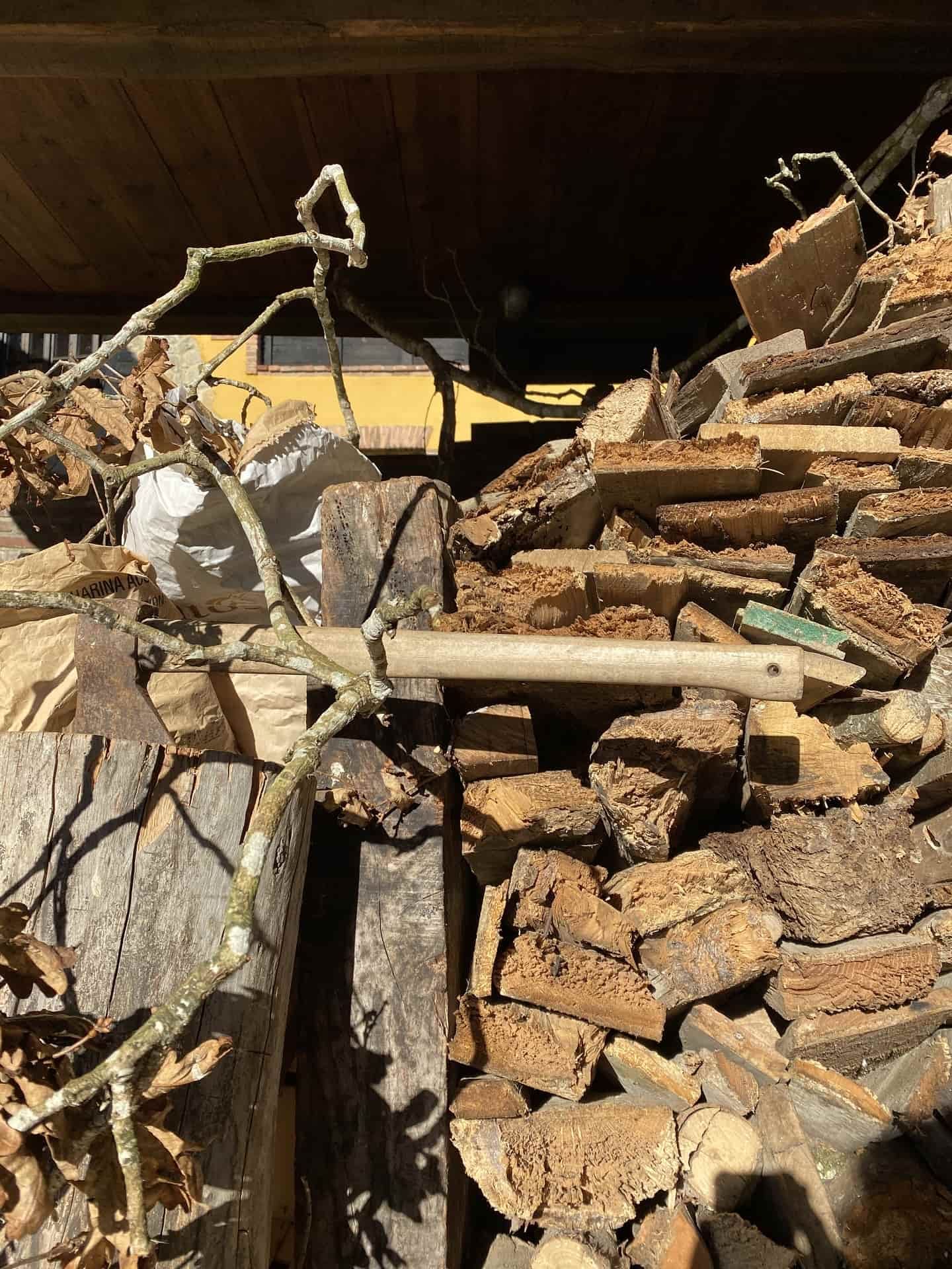rural house with chimney in asturias llanes