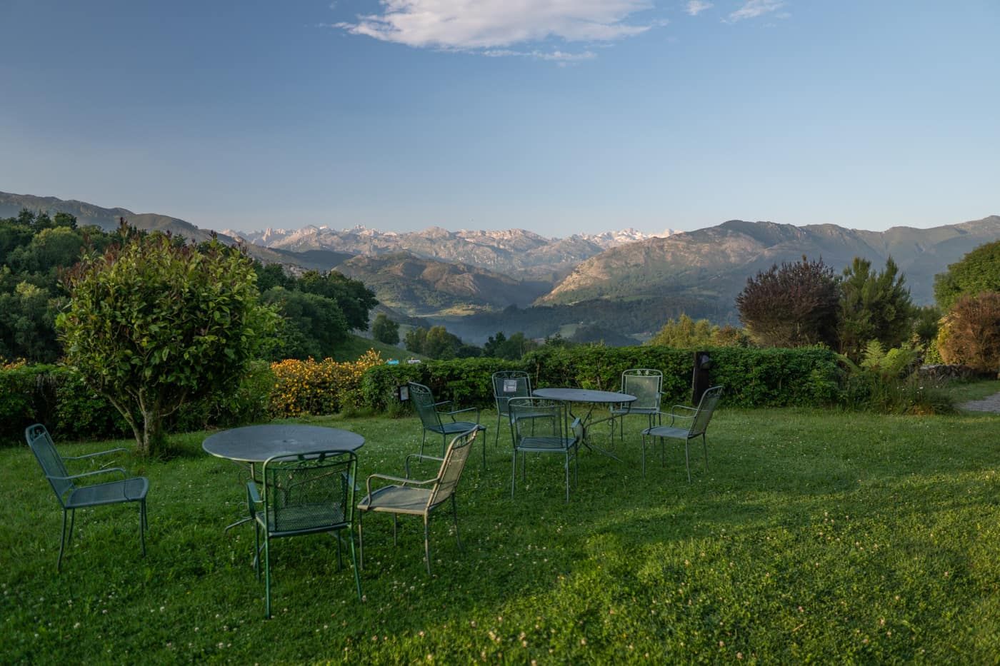 rural house in llanes with terrace and garden