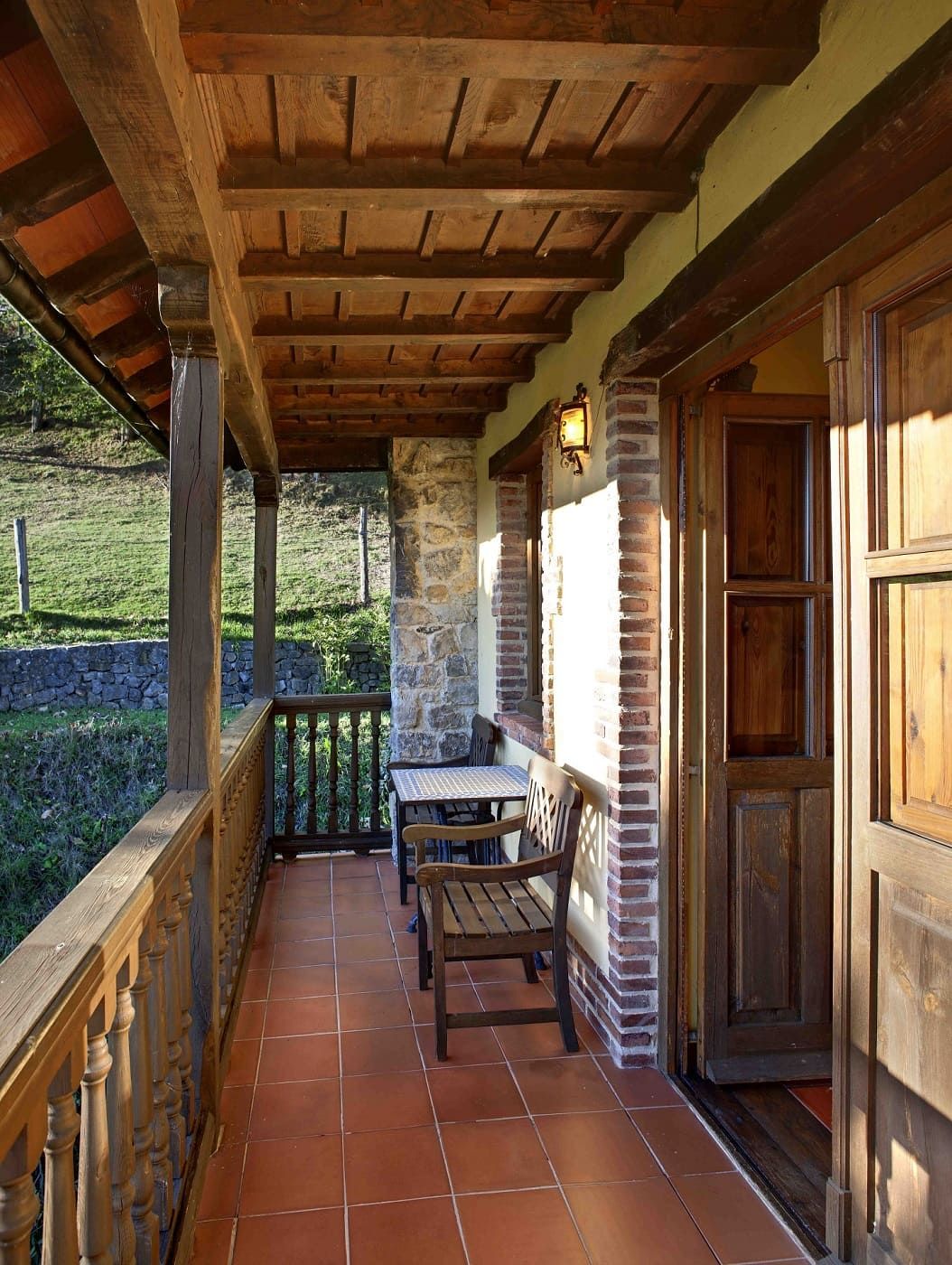 rooms with terrace in llanes asturias spain