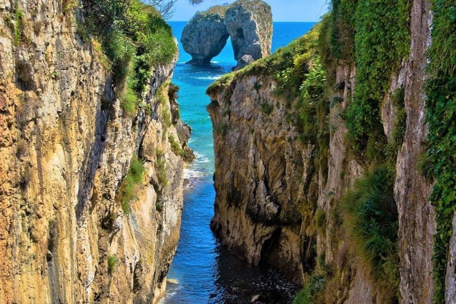 la canalina playa llanes