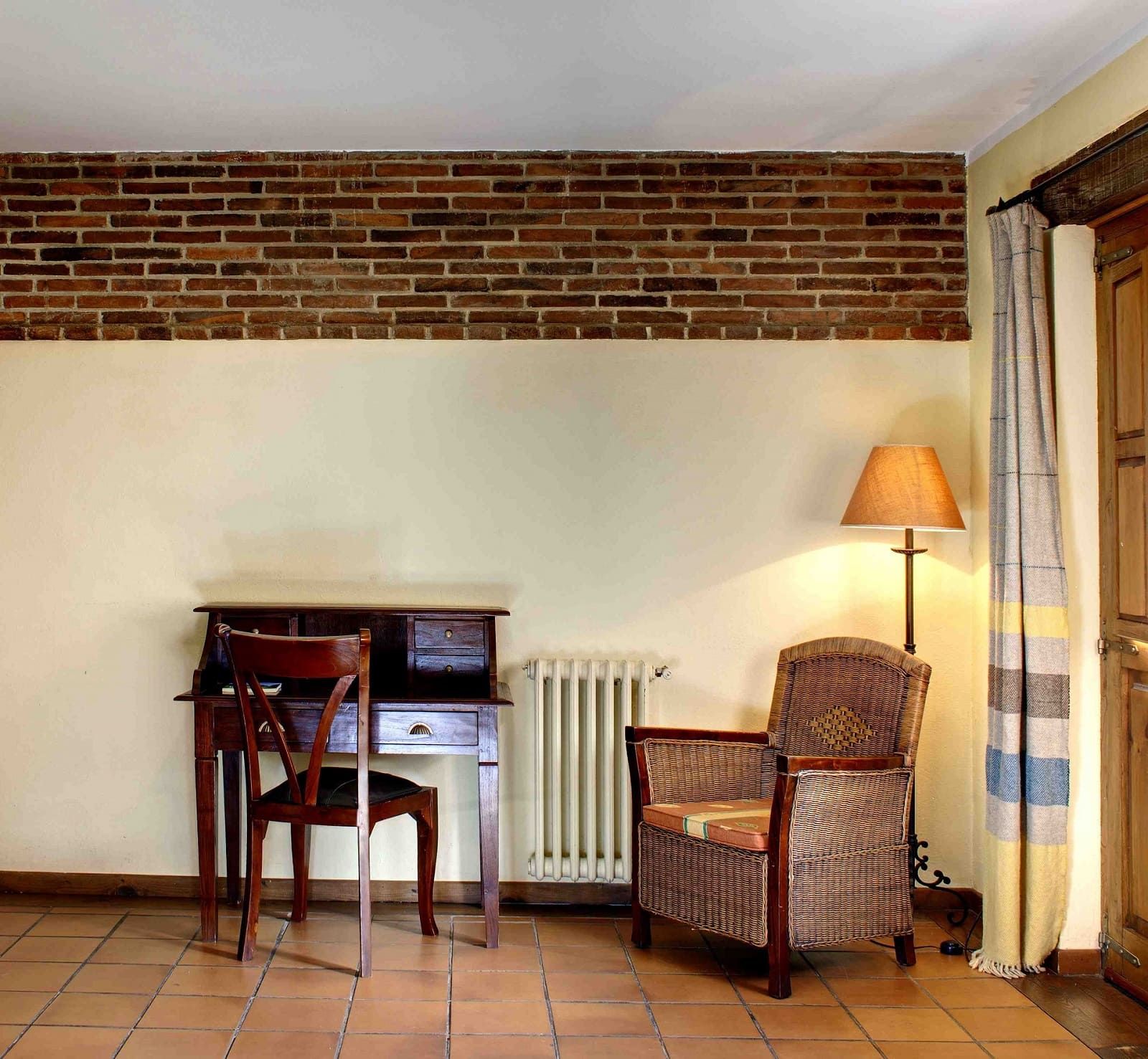 reading corner in hotel asturias