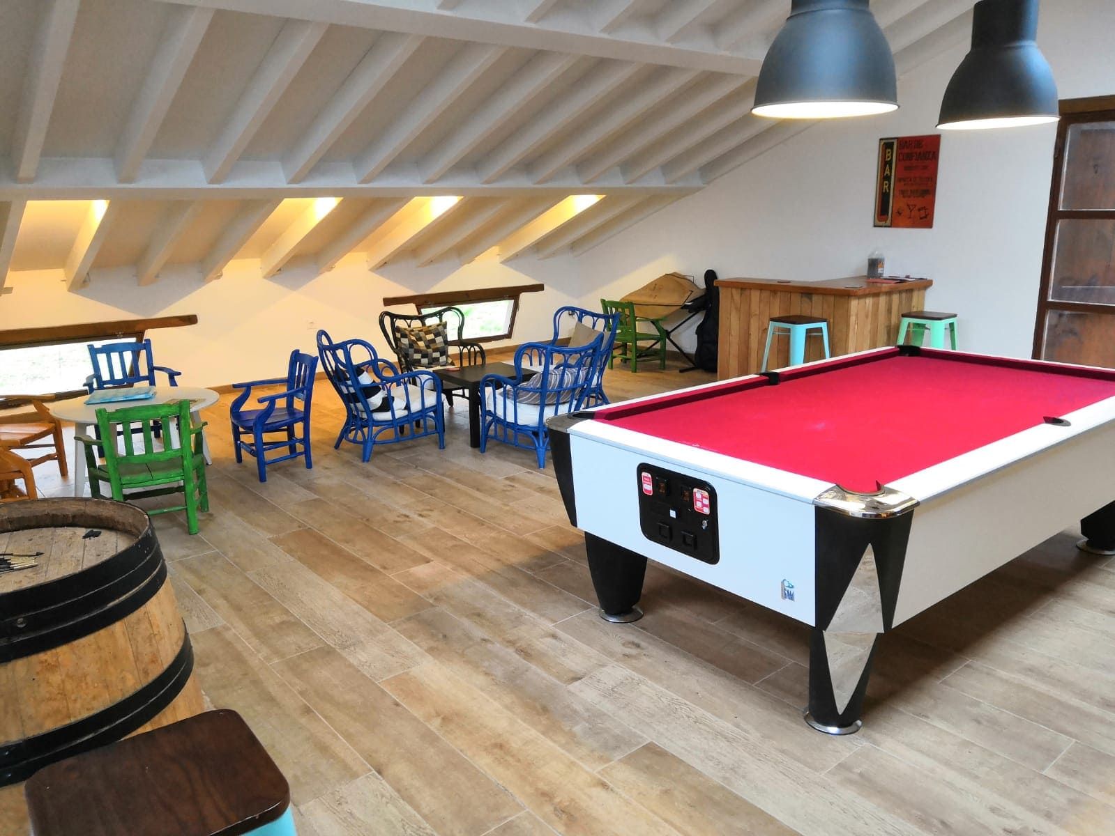 sala de juegos para grupos