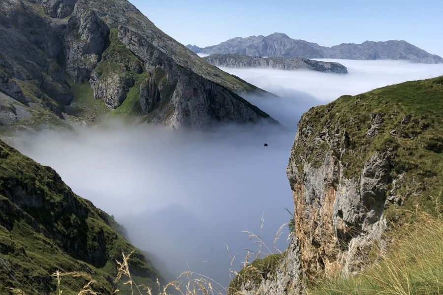 subida refugio urriellu panoramica